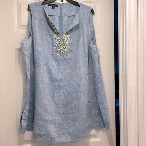 Lafayette 148, size 22, light blue